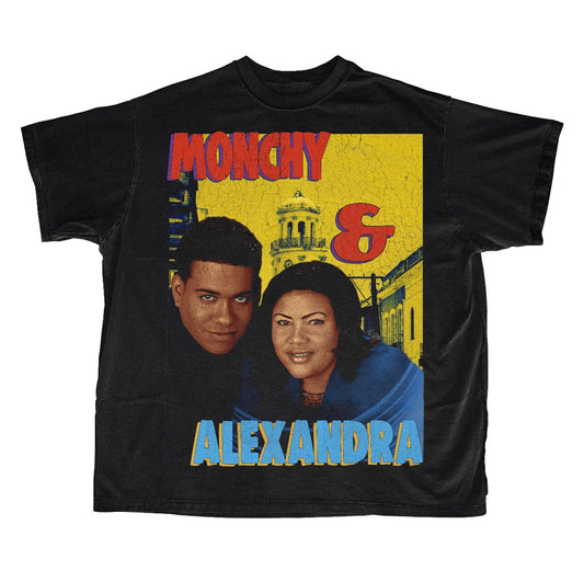 Monchy & Alexandra rap style tee shirt